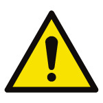 Hazard Warning Sign Adhesive Vinyl