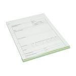 Treatment Report Pad A4